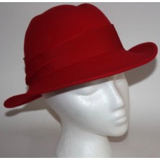 BETMAR Wool Felt Dress Church Hat Mujers Sz M RED HAT SOCIETY New York USA EUC  eb-65596165